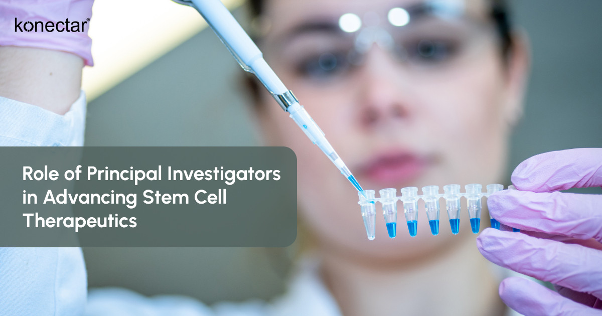 Role of Principal Investigators in Advancing Stem Cell Therapeutics